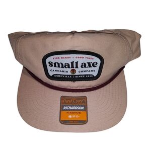 Small Axe Cannabis Company Pink Rope-Detail Richardson Cap Snapback Size OS